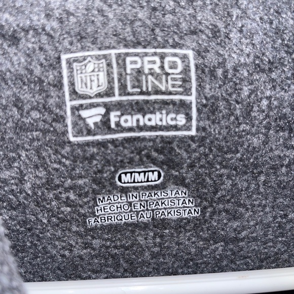 Denver Broncos Proline Fanatics Zip Up Hoodie M NFL Colorado Super Bowl - Picture 4 of 4